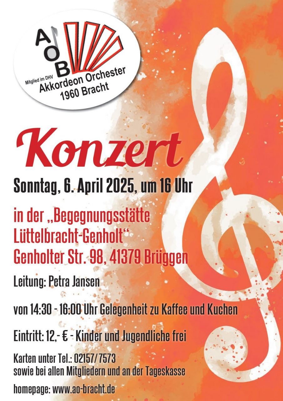 Grafik Konzert Akkordeon-Orchester