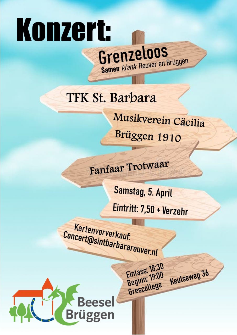 Plakat Gemeinschaftskonzert Cäcilia