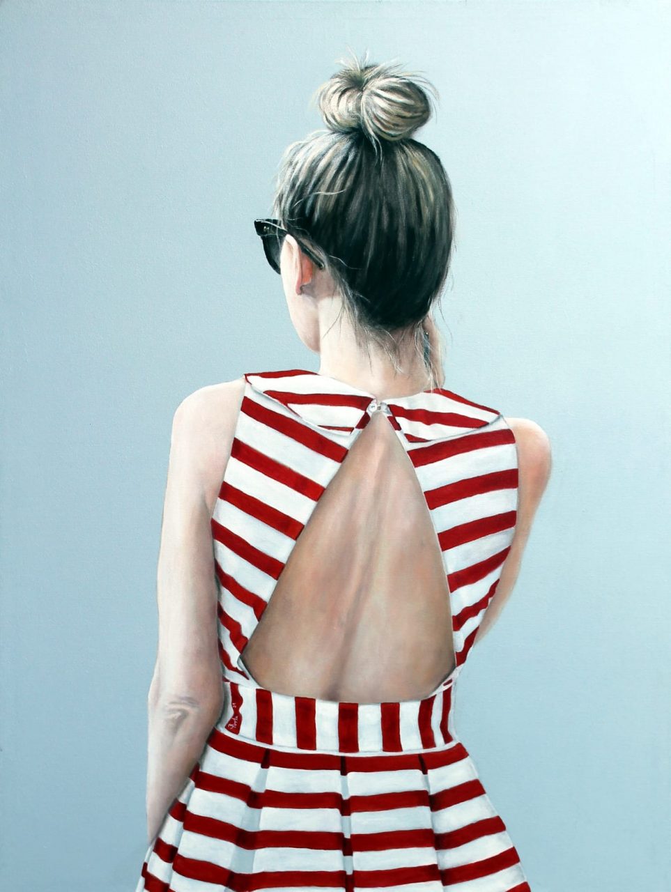 Bild Rückenansicht Dame