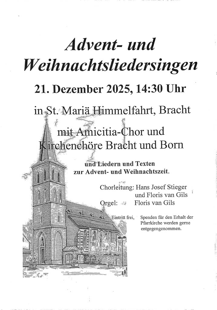 Grafik Weihnachtsliedersingen