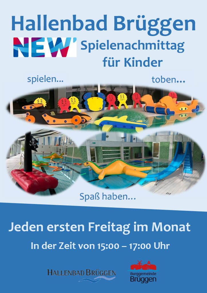 NEW Spielenachmittag Grafik Spielenachmittag im Hallenbad