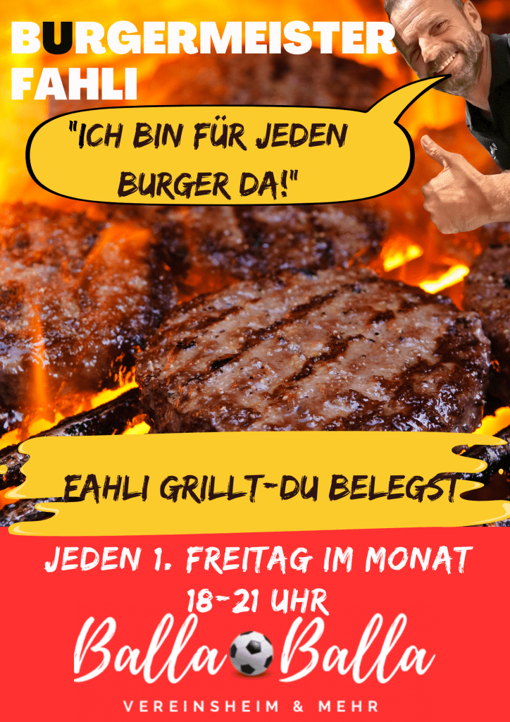 Grafik Burger Freitag Balla Balla