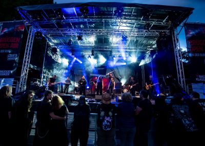 Geneth-Band auf der Bühne bei Brüggen Klassiker 2025