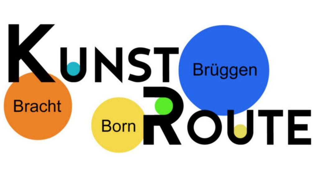 Grafik Logo Kunstroute Brüggen