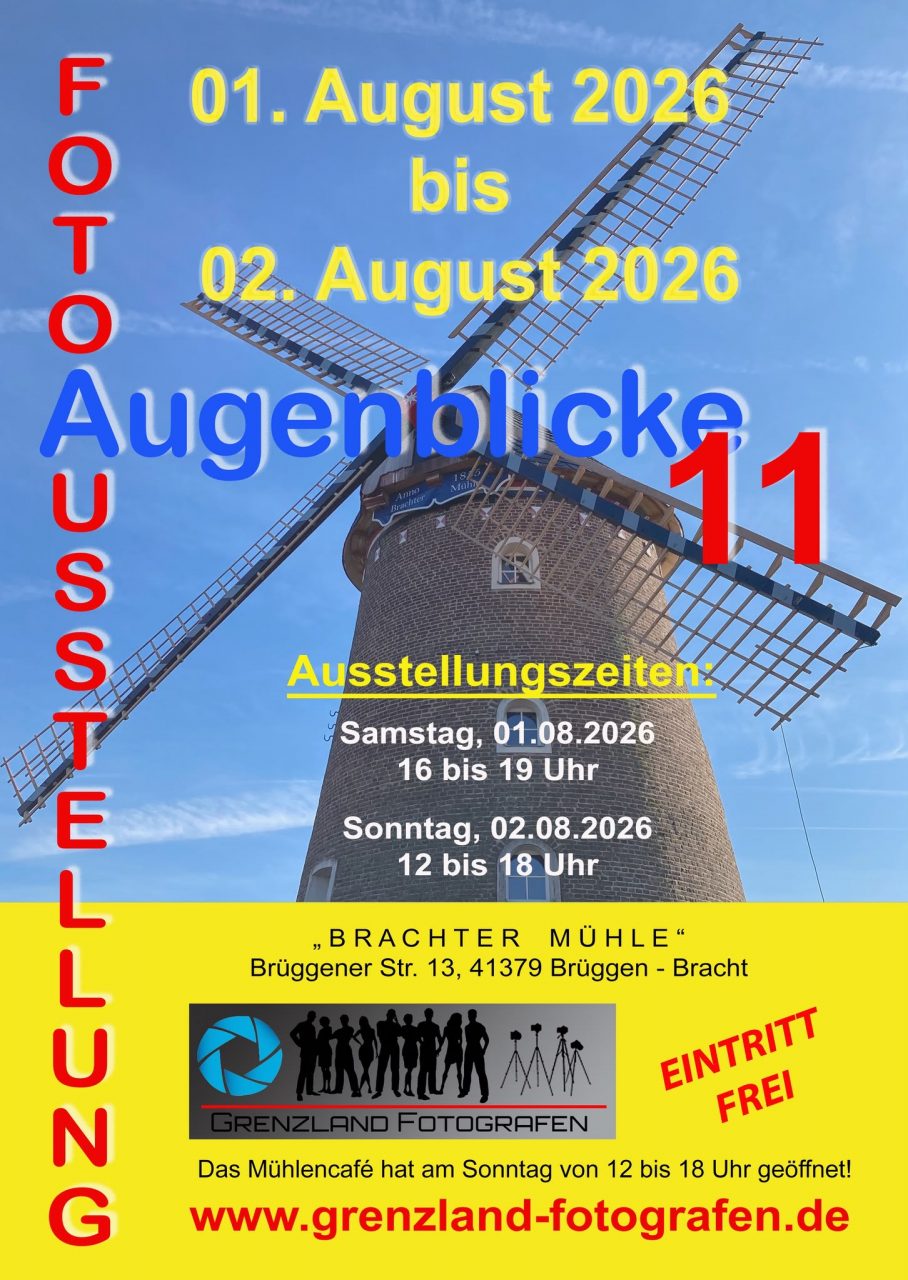 Plakat Fotoausstellung Augenblicke