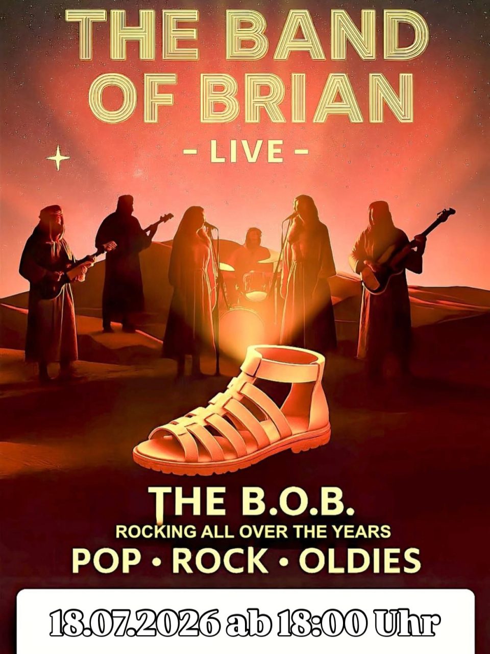 Grafik Plakat B.O.B. Bandauftritt