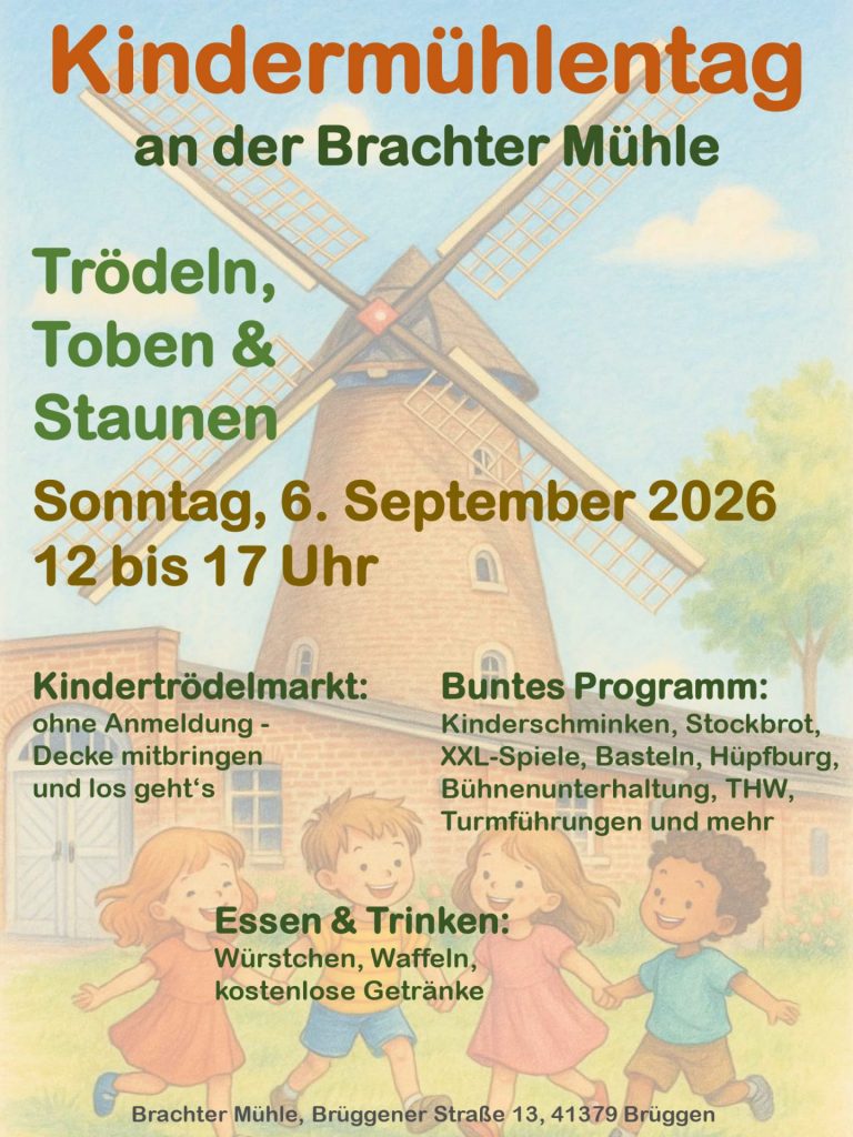 Plakat Kindermühlentag 2026