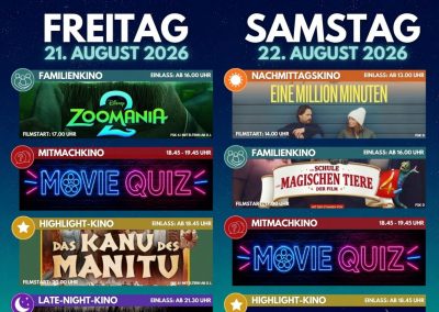 Grafik Poster Open Air Kino Born