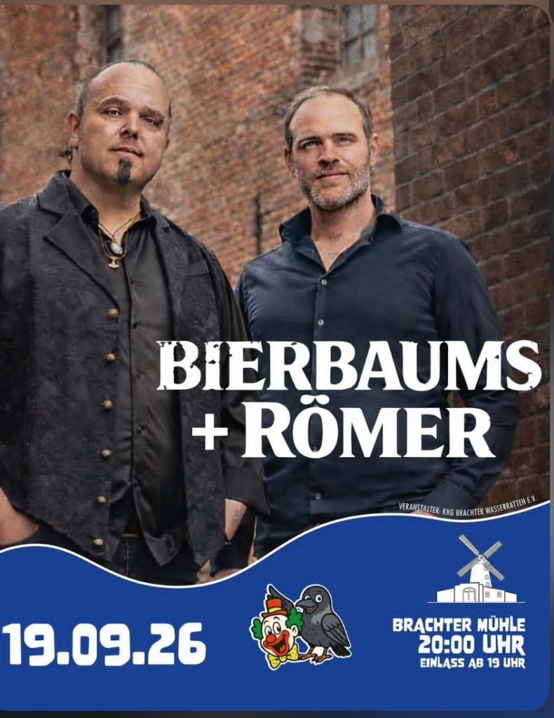 Grafik Plakat Konzert Bierbaums und Römer
