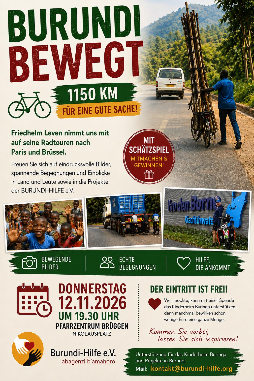 Plakat Burundi bewegt